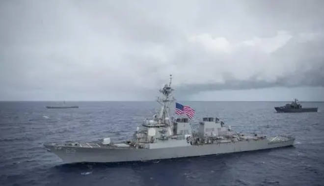 美国两艘军舰穿越台湾海峡 其动机引发高度质疑2号站