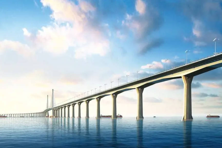 2号站港珠澳大桥开通 构筑起全长55公里的世界级跨海通道