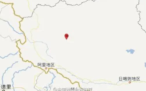 日喀则4.5级地震 震源深度6公里2号站